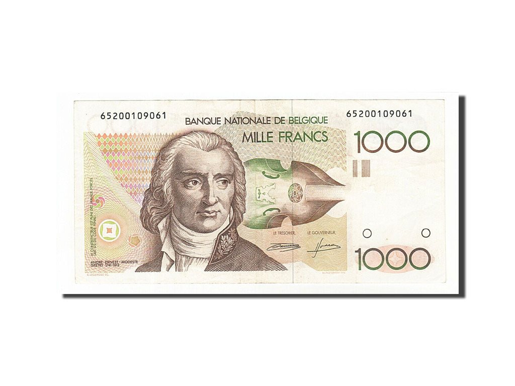 Banknote, Belgium, 1000 Francs, 1980, EF(40-45)
