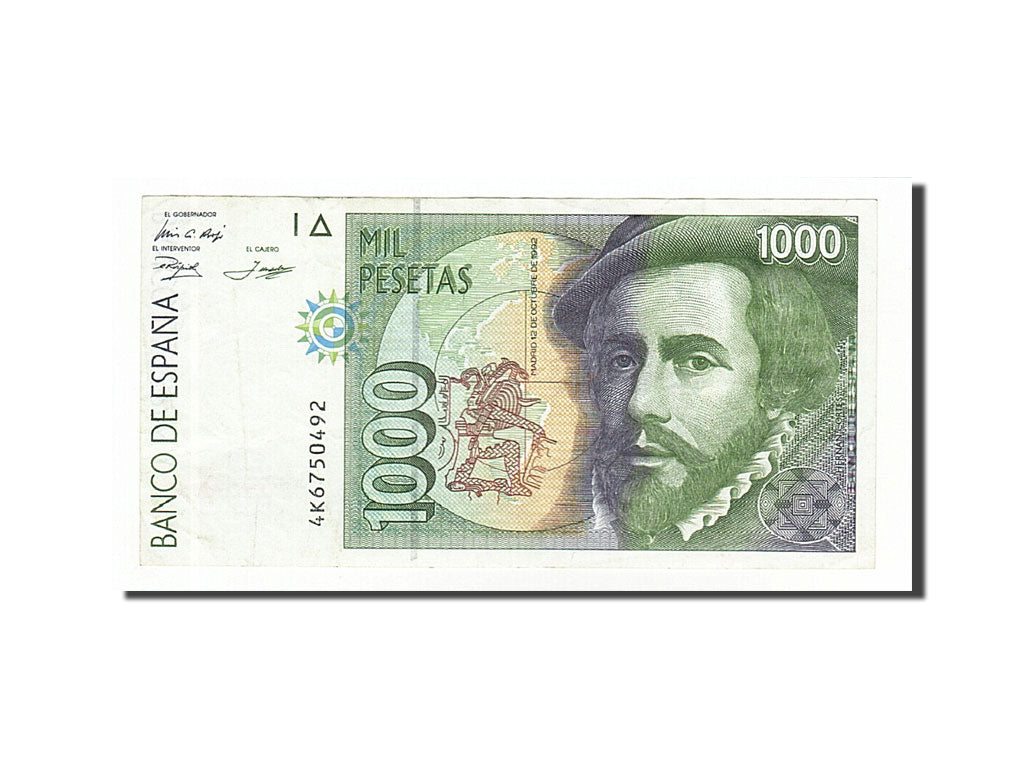 Billete, 1000 Pesetas, 1992, España, 1992-10-12, MBC