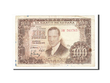Banknote, Spain, 100 Pesetas, 1953, 1953-04-07, VF(20-25)