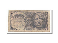 Espagne, 5 Pesetas type Seneca