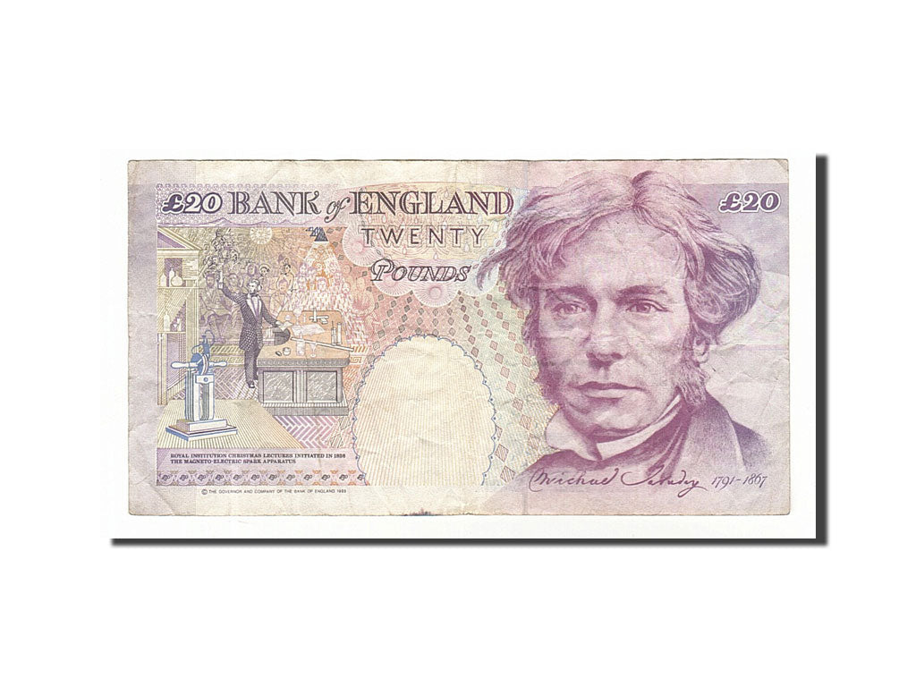 Great Britain, 20 Pounds, 1993, KM #387a, VF(20-25), CB19897007