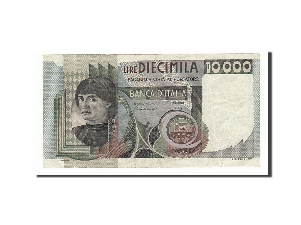 Italie, 10 000 Lire type 1976-79