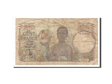 French West Africa, 100 Francs, 1951, KM #40, 1951-03-08, F(12-15), V.11860