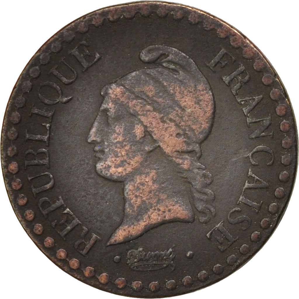 France, Dupré, Centime, 1851, Paris, VF(20-25), Bronze, KM:754, Gadoury:84