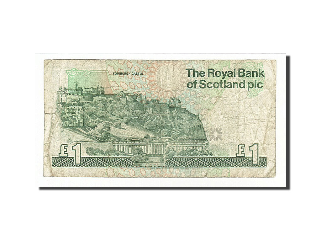 Scotland, 1 Pound, 1991, KM #351b, 1991-07-24, F(12-15), B/51 363256