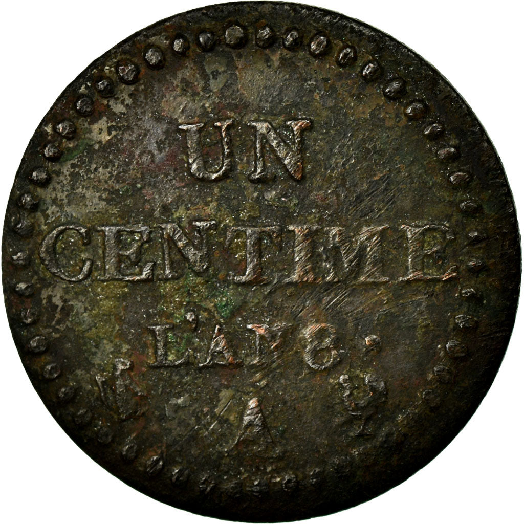 Coin, France, Dupré, Centime, 1799, Paris, VF(20-25), Bronze, KM:646