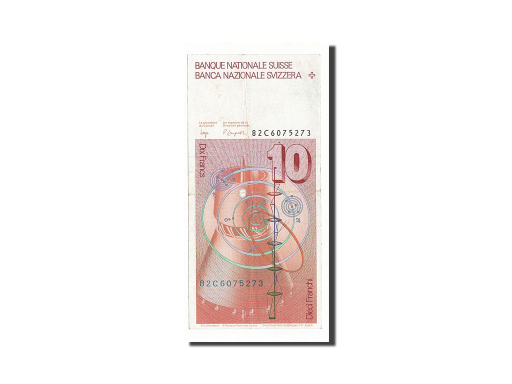 Switzerland, 10 Franken, 1982, KM #53d, EF(40-45), 82C6075273