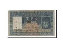 Netherlands, 10 Gulden, 1934, KM #49, 1934-01-30, VF(20-25), CH095295