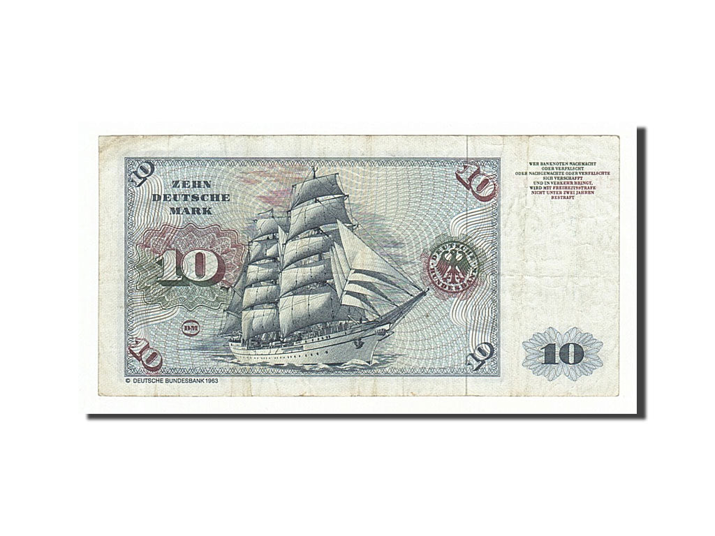 Germany - Federal Republic, 10 Deutsche Mark, 1980, KM #31d, 1980-01-02,...