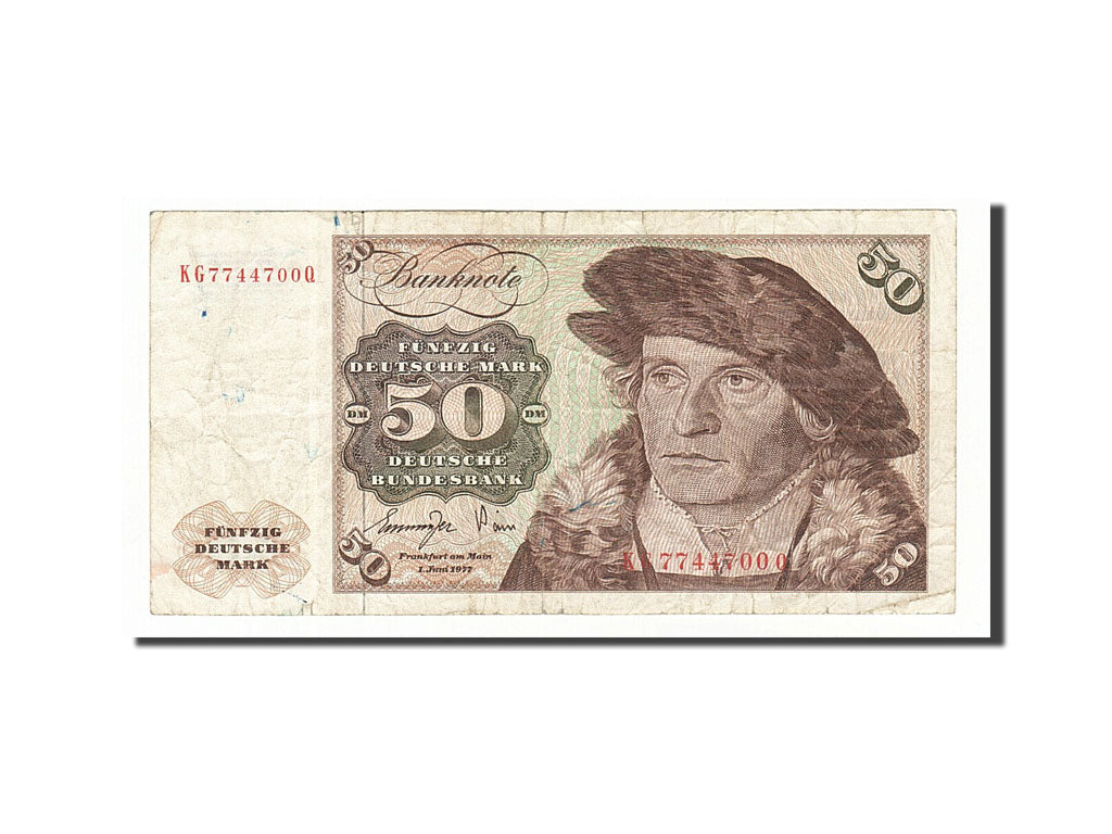 Germany - Federal Republic, 50 Deutsche Mark, 1977, KM #33b, 1977-06-01,...