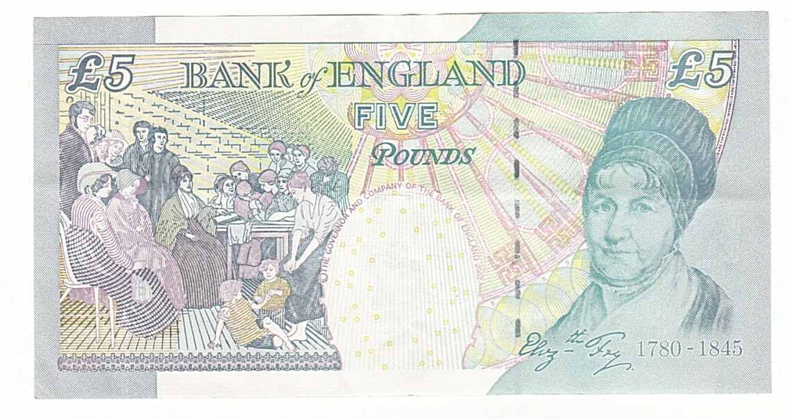 Banknote, Great Britain, 5 Pounds, 2004, AU(55-58)