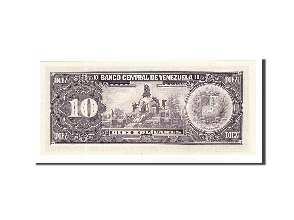 Venezuela, 10 Bolívares, 1986, KM #61a, 1986-03-18, UNC(65-70), E22922321