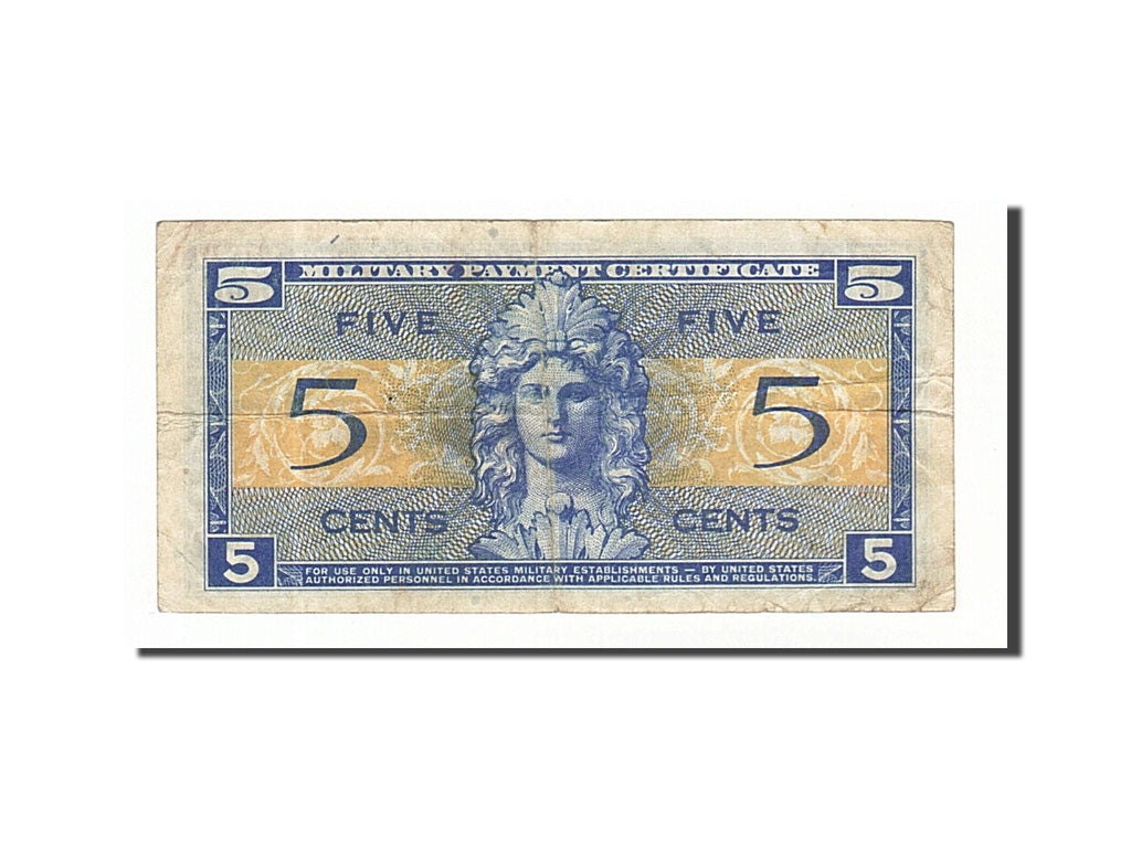 Banknote, United States, 5 Cents, 1954, VF(30-35)