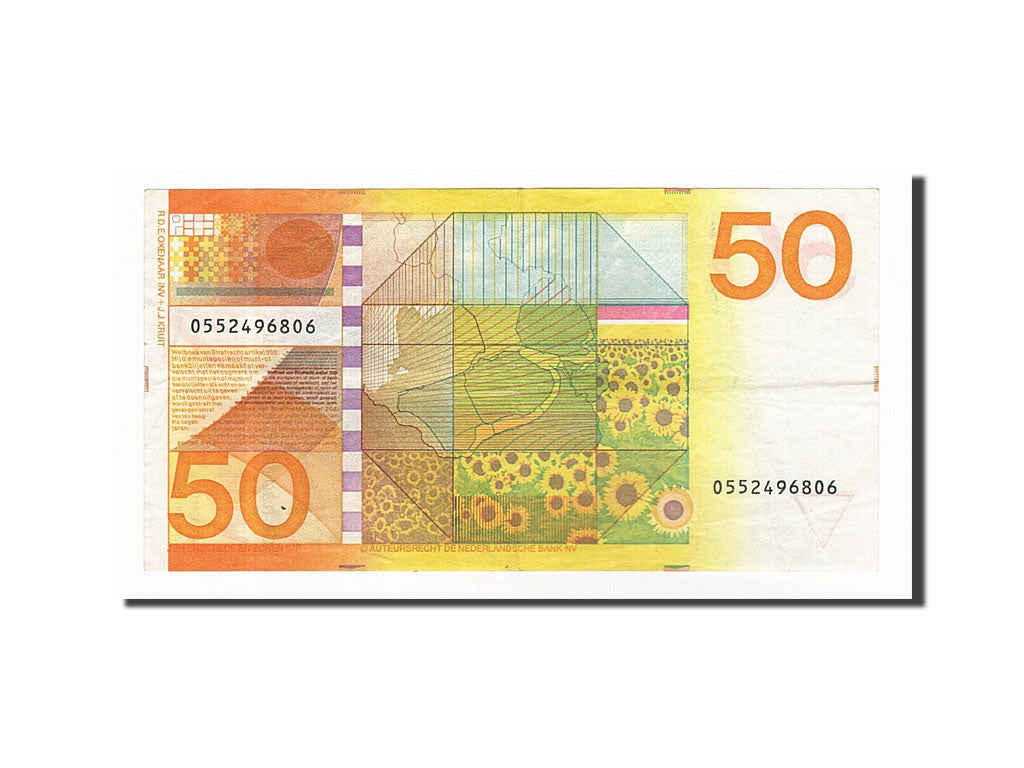 Netherlands, 50 Gulden, 1982, KM #96, 1982-01-04, EF(40-45), 0552496806