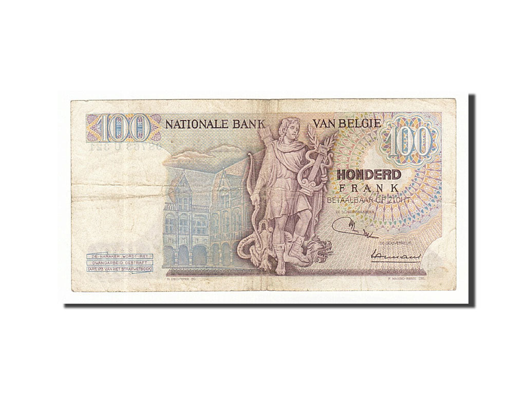 Belgio, 100 Francs, 1968, 1968-12-26, MB