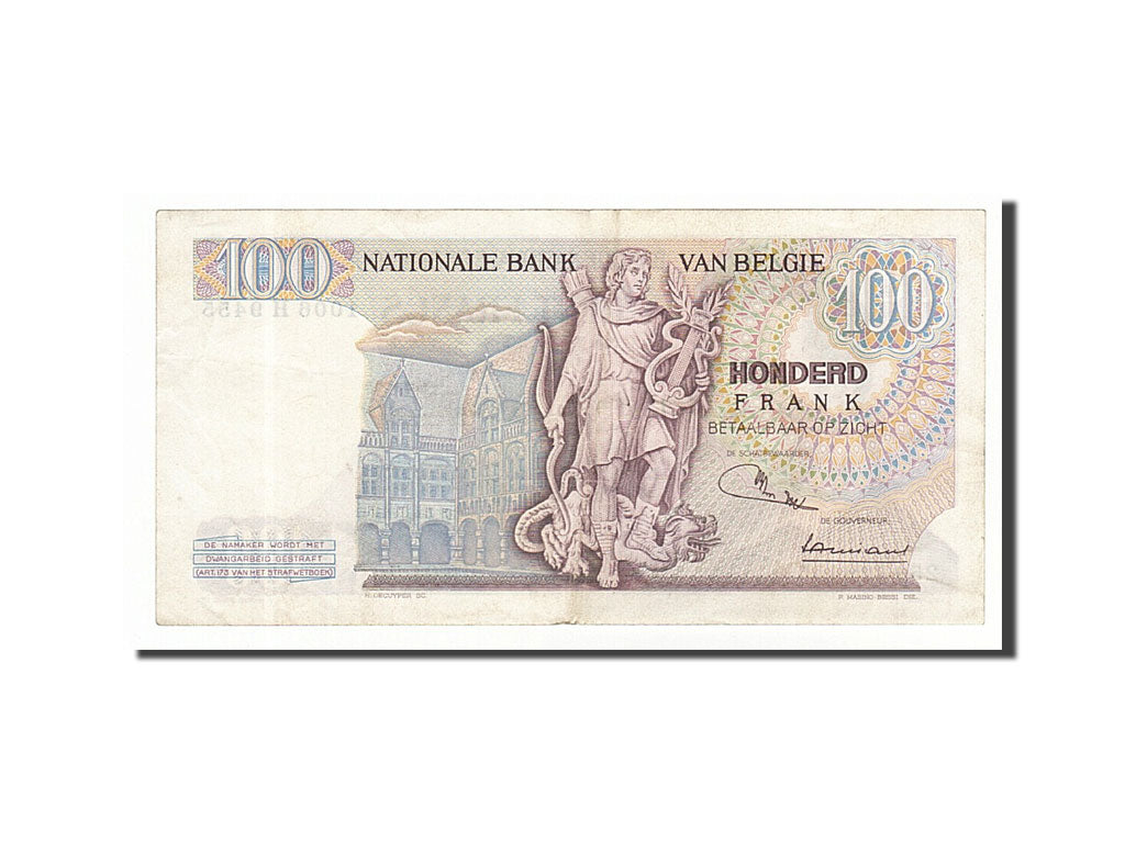 Banknote, Belgium, 100 Francs, 1970, 1970-01-06, EF(40-45)