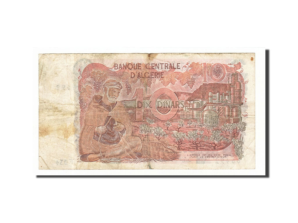 Algeria, 10 Dinars, 1970, KM #127a, 1970-11-01, VF(20-25), F03466492