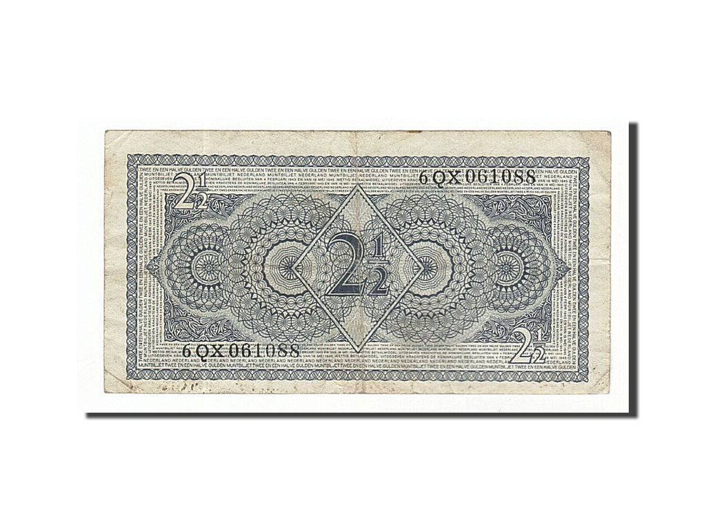 Banknote, Netherlands, 2 1/2 Gulden, 1949, 1949-08-08, VF(20-25)