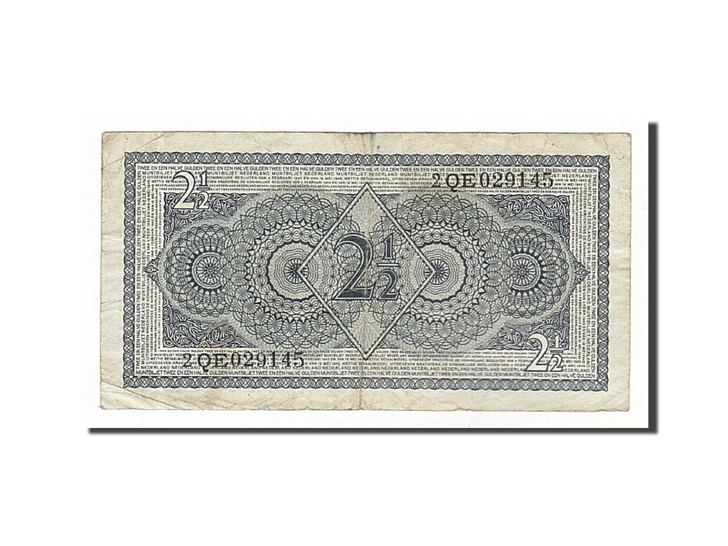 Banknote, Netherlands, 2 1/2 Gulden, 1949, 1949-08-08, VF(20-25)