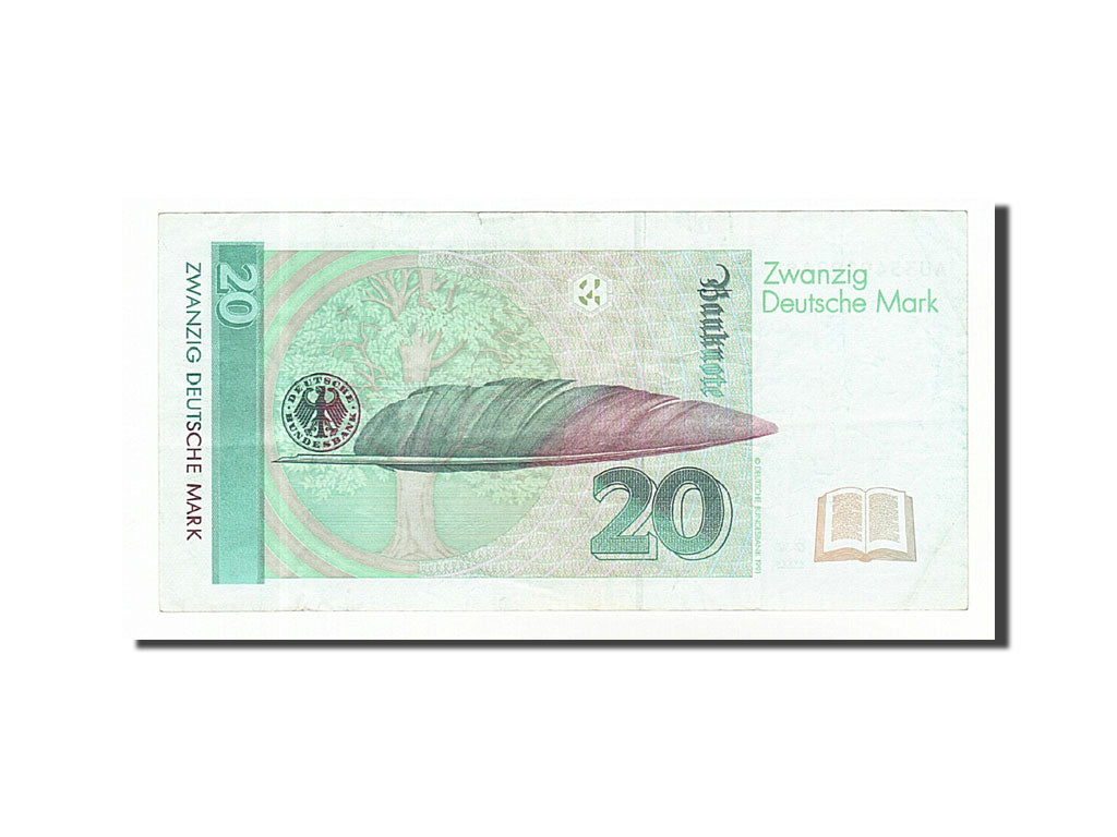 Banknote, GERMANY - FEDERAL REPUBLIC, 20 Deutsche Mark, 1991, 1991-08-01