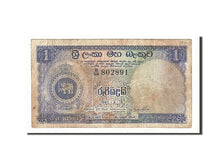 Ceylon, 1 Rupee, 1960, KM #56c, 1960-08-18, VF(20-25), B/58