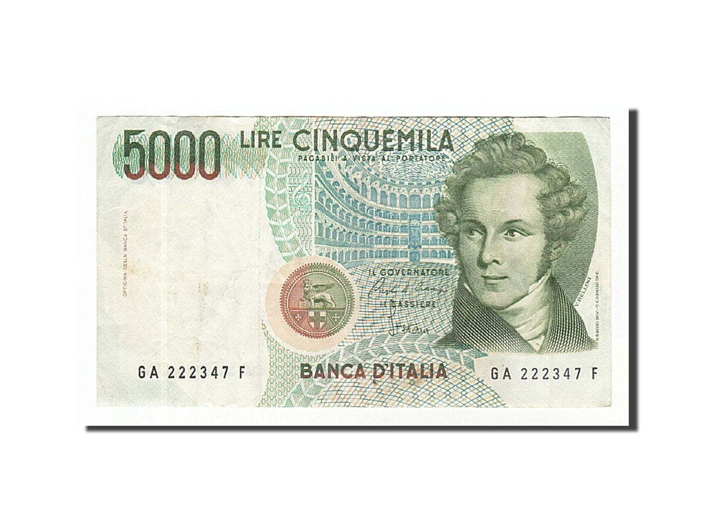 Banknote, Italy, 5000 Lire, 1985, 1985-01-04, EF(40-45)