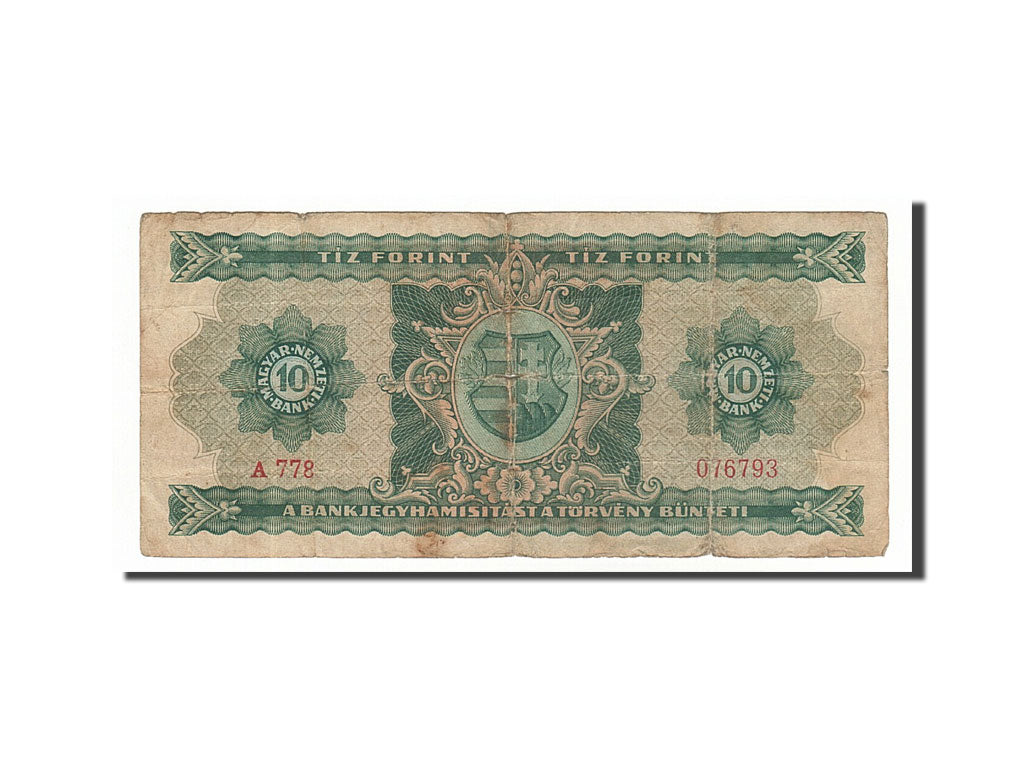 Ungheria, 10 Forint, 1946, 1946-06-03, MB