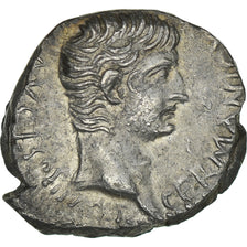 Coin, Tiberius, Denarius, AD 14-37, Caesarea, EF(40-45), Silver