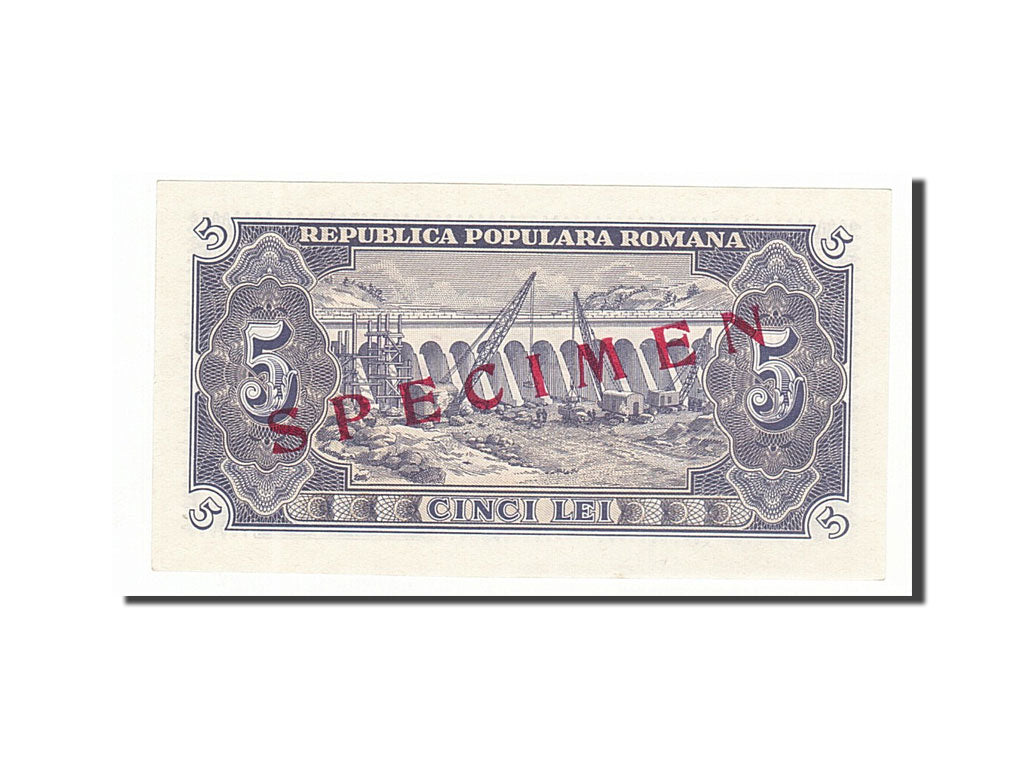 Romania, 5 Lei, 1952, KM #83s, UNC(63), t42 000000