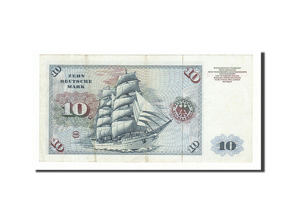 Germany - Federal Republic, 10 Deutsche Mark, 1977, KM #31b, 1977-06-01,...