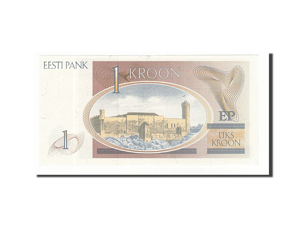 Estonia, 1 Kroon, 1992, KM #69a, UNC(63), AB5086061