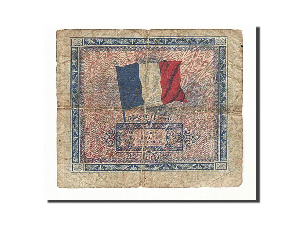 Banknote, France, 5 Francs, 1944 Flag/France, 1944, 1944-06-01, F(12-15)