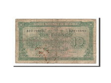 Banknote, Belgium, 10 Francs-2 Belgas, 1943, 1943-02-01, VG(8-10)