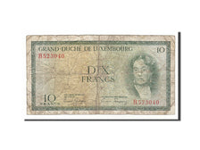 Banknote, Luxembourg, 10 Francs, 1954, F(12-15)