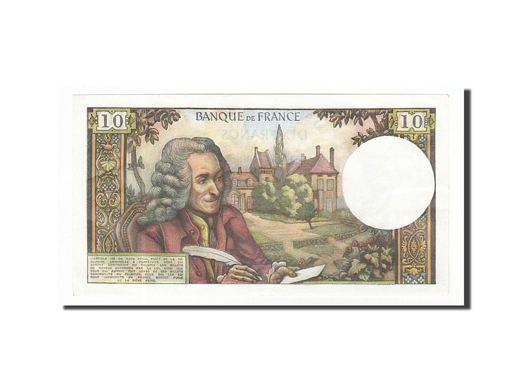 France, 10 Francs, 10 F 1963-1973 ''Voltaire'', 1973, KM #147d, 1973-11-08,...