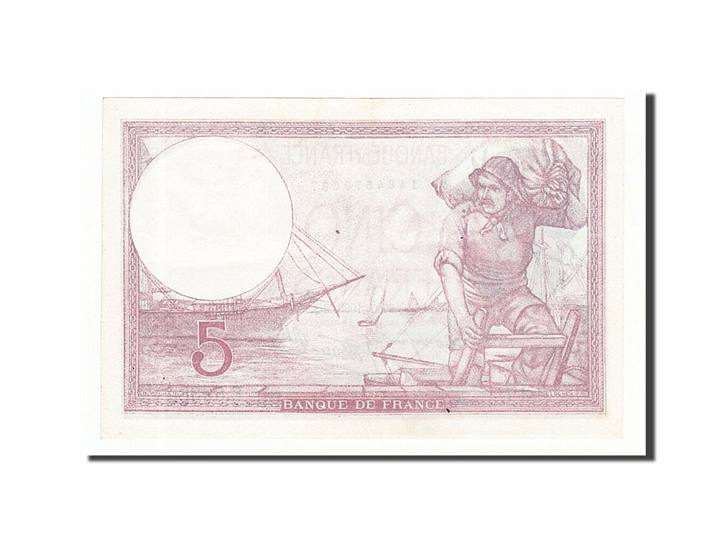 Banconote, Francia, 5 Francs, 5 F 1917-1940 ''Violet'', 1939, 1939-07-27, SPL