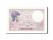 Banknot, Francja, 5 Francs, Violet, 1939, 1939-10-05, AU(55-58), Fayette:4.11