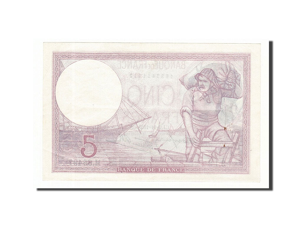 France, 5 Francs, 5 F 1917-1940 ''Violet'', 1939, KM #83, 1939-11-02,...