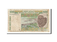 West African States, 500 Francs, 1997, KM #110Ah, VF(20-25), 97090385273