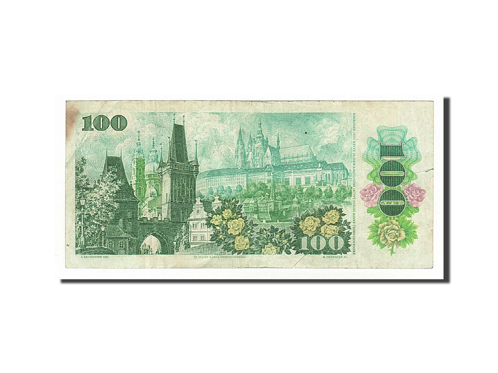 Czechoslovakia, 100 Korun, 1989, KM #97, VF(30-35), A03 007438
