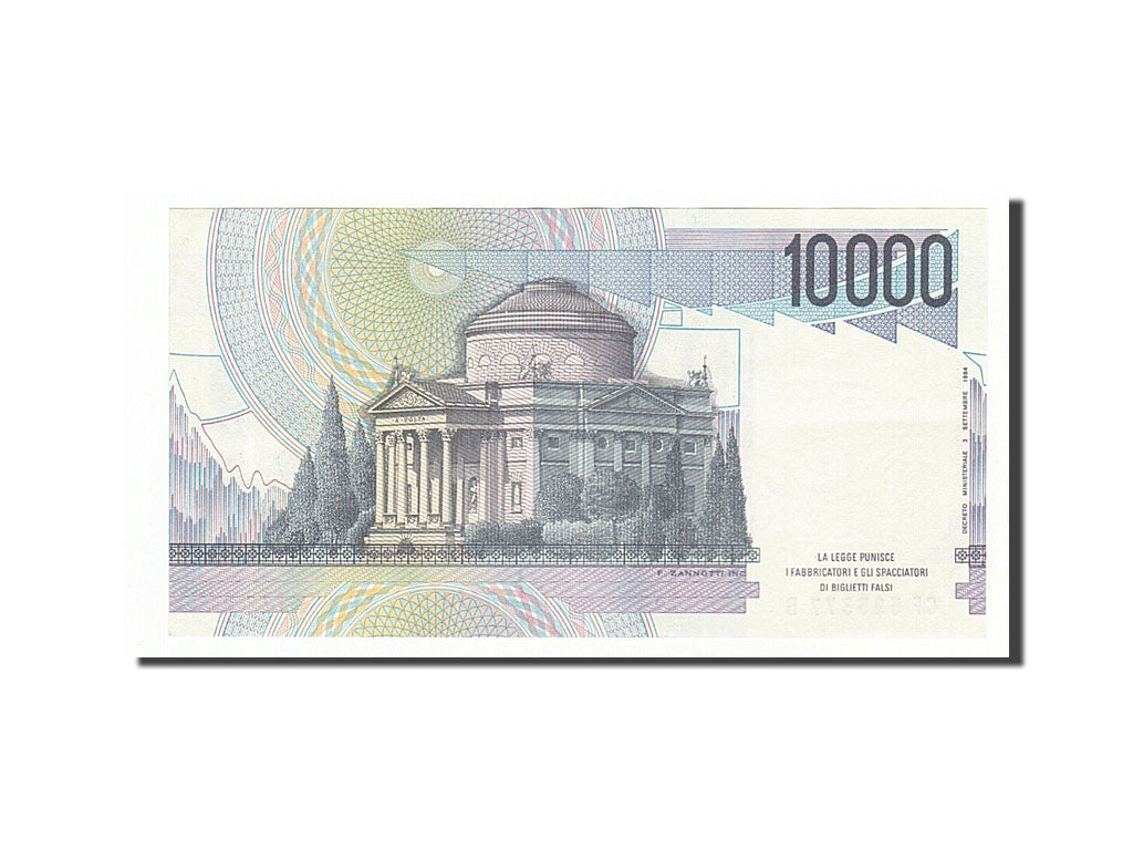 Banknote, Italy, 10,000 Lire, 1984, 1984-09-03, AU(55-58)