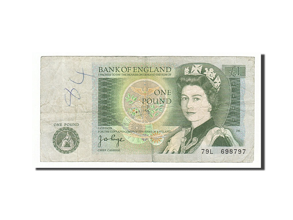 Great Britain, 1 Pound, 1978, KM #377a, VF(20-25), 79L 698797