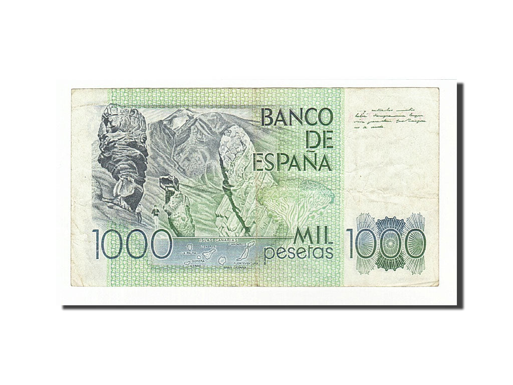 Espagne, 1000 Pesetas type Galdos