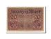 Banknot, Niemcy, 20 Mark, 1918, 1918-02-20, VF(20-25)