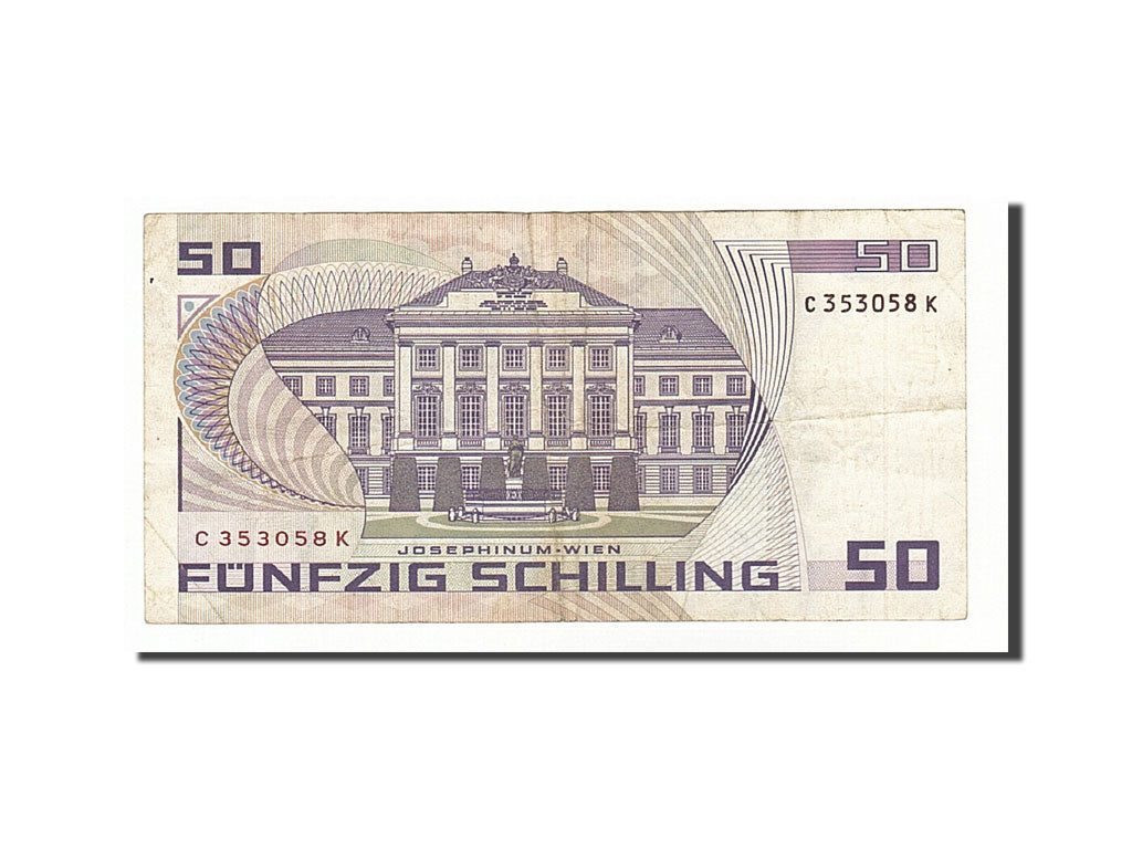 Austria, 50 Schilling, 1986, KM #149, 1986-01-02, VF(30-35), C353058K
