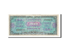 France, 50 Francs, 1945 Verso France, 1945, KM #122a, 1945-06-04, VF(20-25),...