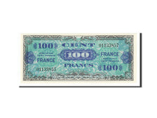 France, 100 Francs, 1945 Verso France, 1945, KM #123a, 1945-06-04, UNC(65-70),..