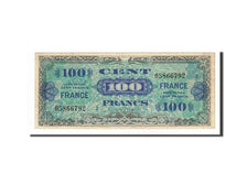 Biljet, Frankrijk, 100 Francs, 1945 Verso France, 1945, 1945-06-04, TTB