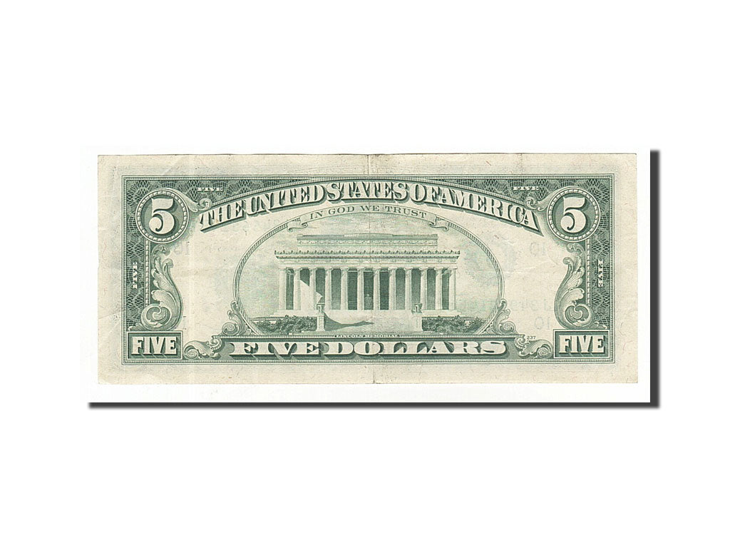United States, Five Dollars, 1974, KM #1933, EF(40-45), J34968145B
