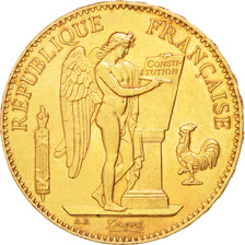 France, Génie, 100 Francs, 1879, Paris, EF(40-45), Gold, KM:832, Gadoury:1137
